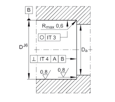 滾針/推力圓柱滾子軸承 ZARF60150-TV, 雙列，用于絲杠安裝