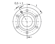 推力角接觸球軸承 ZKLF3590-2Z, 雙向，螺釘安裝，兩側(cè)間隙密封