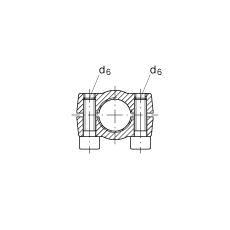 液壓桿端軸承 GIHRK30-DO, 根據(jù) DIN ISO 12 240-4 標(biāo)準(zhǔn)，帶右旋螺紋夾緊裝置，需維護(hù)