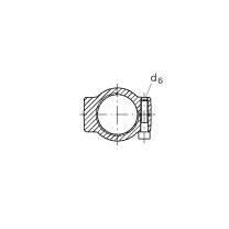 液壓桿端軸承 GIHRK110-DO, 根據(jù) DIN ISO 12 240-4 標(biāo)準(zhǔn)，帶右旋螺紋夾緊裝置，需維護(hù)