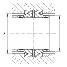 關(guān)節(jié)軸承 GE200-LO, 根據(jù) DIN ISO 12 240-1 標(biāo)準(zhǔn)，需維護(hù)