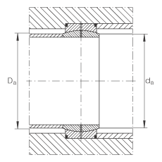 關(guān)節(jié)軸承 GE530-DO, 根據(jù) DIN ISO 12 240-1 標(biāo)準(zhǔn)，需維護(hù)